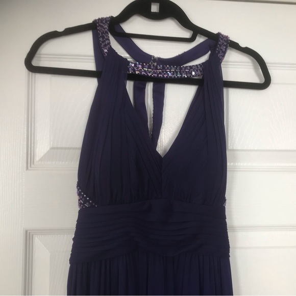 Cache Open Back With Beaded Straps Dress - Picture 5 of 11
